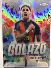 2026 Topps Chrome Premier League Justin Kluivert Golazo Bournemouth #GZ-1