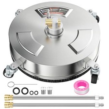 Outsunny 13" Hochdruckreiniger Flächenreiniger mit 4 Rollen