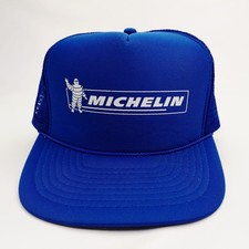 Vintage Michelin Tires Blue Foam Trucker Hat 90s Swingster Merced Shop