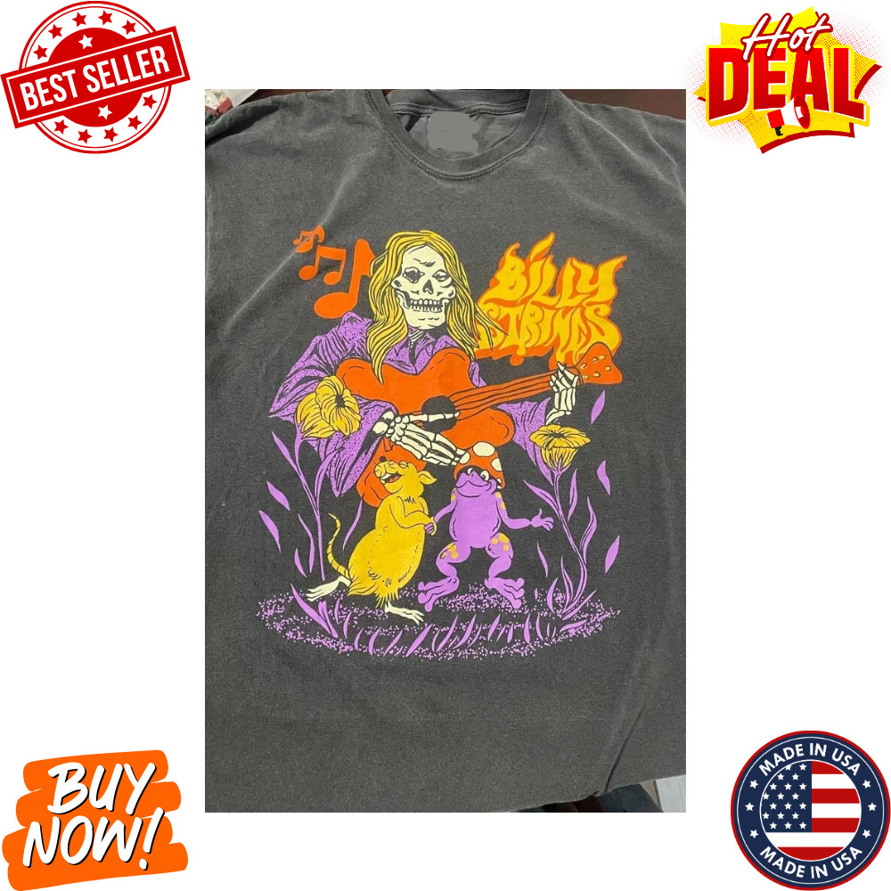 Billy Strings Inspired Vintage Style Short Sleeve Cotton T-Shirt Unisex S-5XL