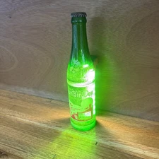 Vintage Mtd Dew Hillbilly Bottle Filled.