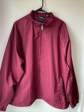 Official PGA Tour Windbreaker Golf Jacket Full Zip Pockets NWOT XL Maroon