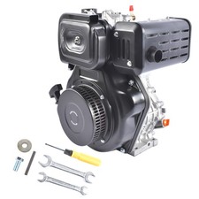 10hp 4stroke Single-cylinder Diesel Engine 418cc 6300w Recoil 3600rpm Air Cooled