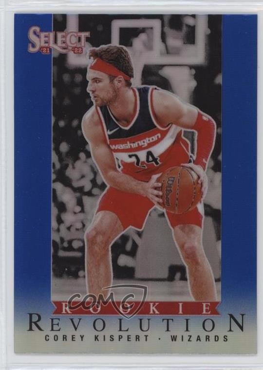 2021-22 Panini Select Rookie Revolution Blue Prizm Corey Kispert #30 02l6