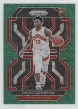 2021-22 Panini Prizm Green Wave Prizm David Johnson #278 0z95