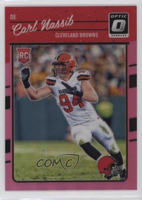 Carl Nassib Panini Donruss Optic #107 Pink