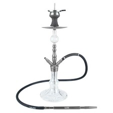 Luna Hookah Minima 2.0 Shisha Wasserpfeife Aluminium Komplett Set Grau