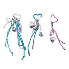 Cellphone Strap Bowknot Heart Pendant Phone Chain Ornament for Wallet and Bag