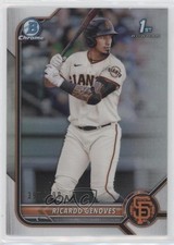 2022 Bowman Chrome Prospects Refractor /499 Ricardo Genoves #BCP-60 0a3