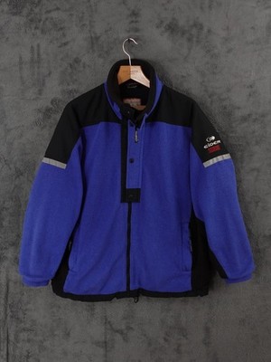 Vintage Eider Jacket Men XL Blue Gore Windstopper Polartec Fleece Outdoor Hiking
