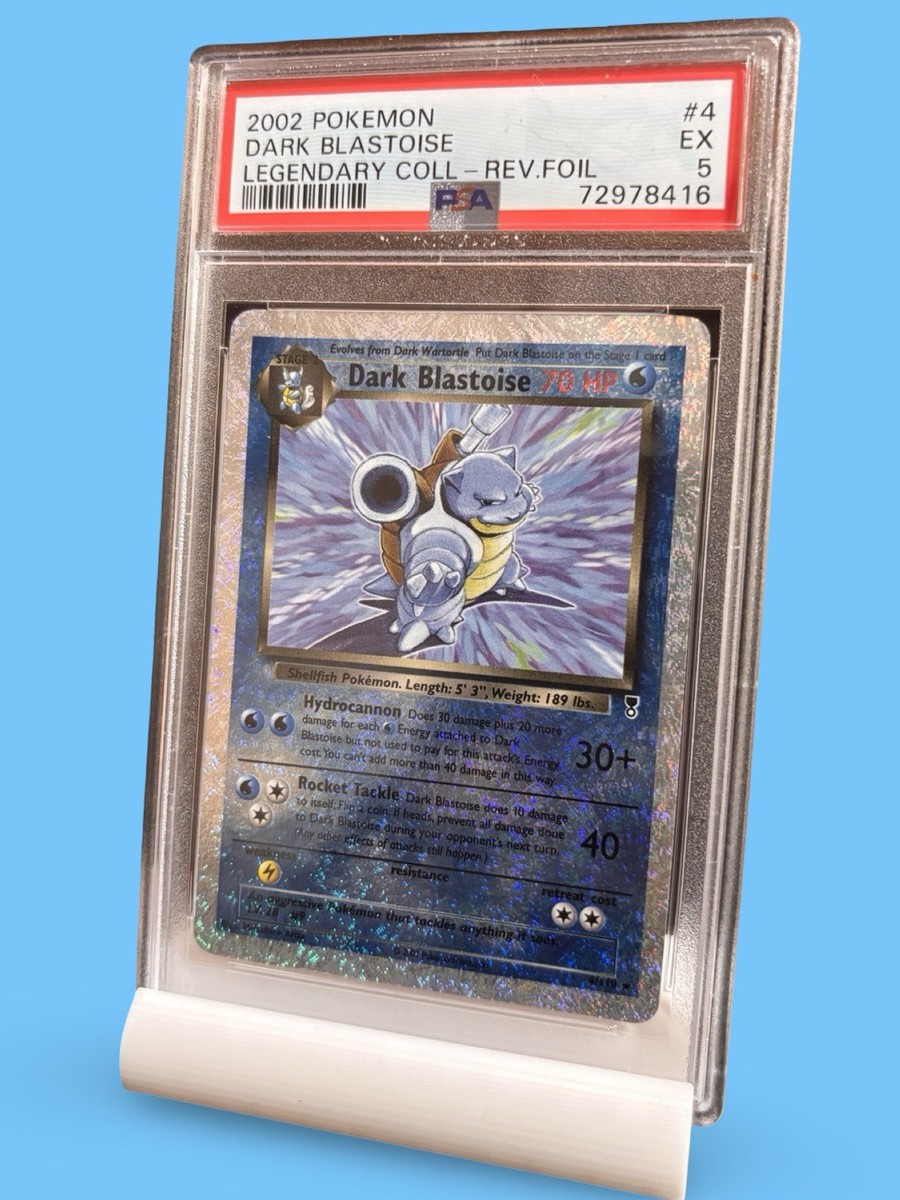 【PSA 5】ポケモンカードダス カメックス Blastoise PSA 5 Dark Blastoise Reverse Holo - 4/110 - Legendary Collection