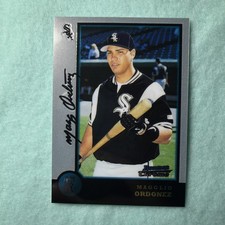 1998 Bowman Chrome Magglio Ordonez RC Refractor #185