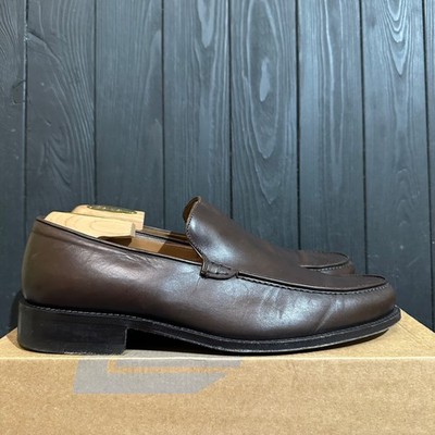 BALLY Switzerland MEN'S Leather Loafers In Brown Size 7.5EU 8.5us