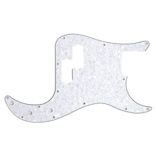 PVC 4 Ply P Bass Pickguard 13 Screw Holes Scratch Plate for PB Bass White Pearl