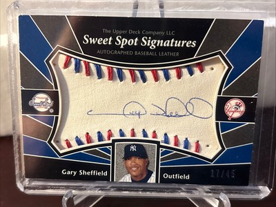 2004 Upper Deck Sweet Spot Signatures #17/45 Gary Sheffield Auto SS-GS