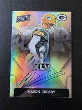 2022 Mason Crosby Panini Super Bowl XLV Auto 🔥🔥🔥🔥🔥