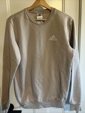 adidas Men's Feel Cozy Essentials Classic-Fit Sweatshirt Size S Wonder Beige