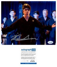 BRANDON H. LEE SIGNED KWON JAE-SUNG COBRA KAI 8x10 PHOTO AUTOGRAPHED - ACOA COA
