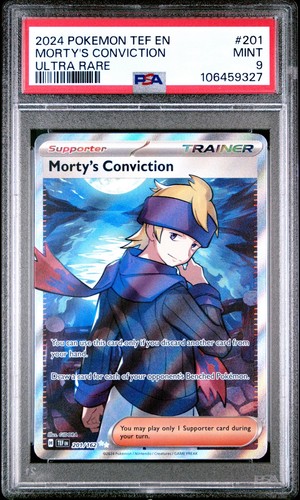 Morty's Conviction graded PSA 9 for sale on eBay