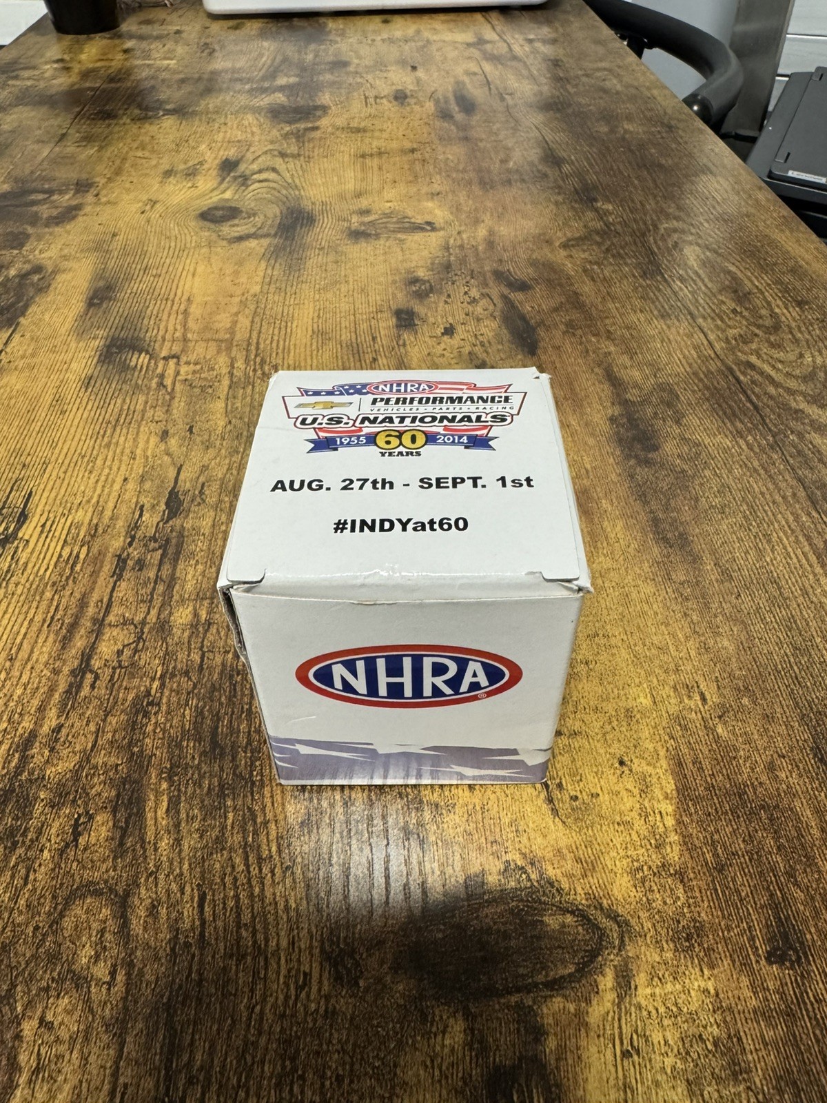 NHRA 60th U.S. Nationals 2014 Commemorative Ring w/ Box Chevrolet Performance