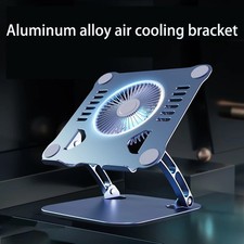 Laptop Stand with Adjustable Cooling Fan  Built-in Lighting, USB Compatible