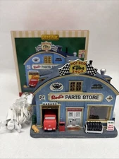 Lemax Holiday Village 2014 Rod's Parts Store # 45707 Christmas Village New