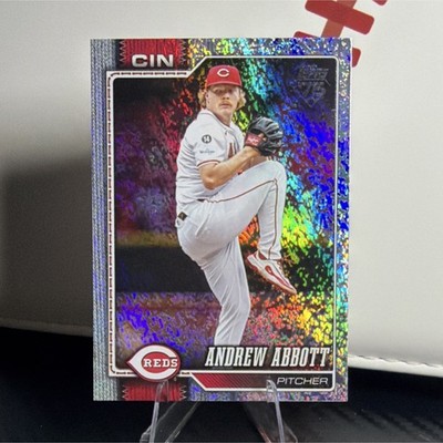 Topps 2026 Series 1 Andrew Abbott #218 Cincinnati Reds Series One Baseball Card