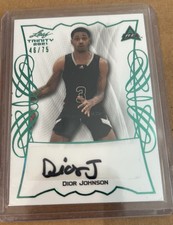2021”Leaf Memories-Leaf Trinity Update Dior Johnson #BA-DJ1” #d/75” Future Star*