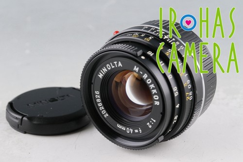 Minolta M-Rokkor 40mm F/2 Lens for Leica M #63522 F4