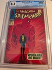 The Amazing Spider-Man #50 CGC 8.5 1967  1st Appearance Kingpin! OW Pages
