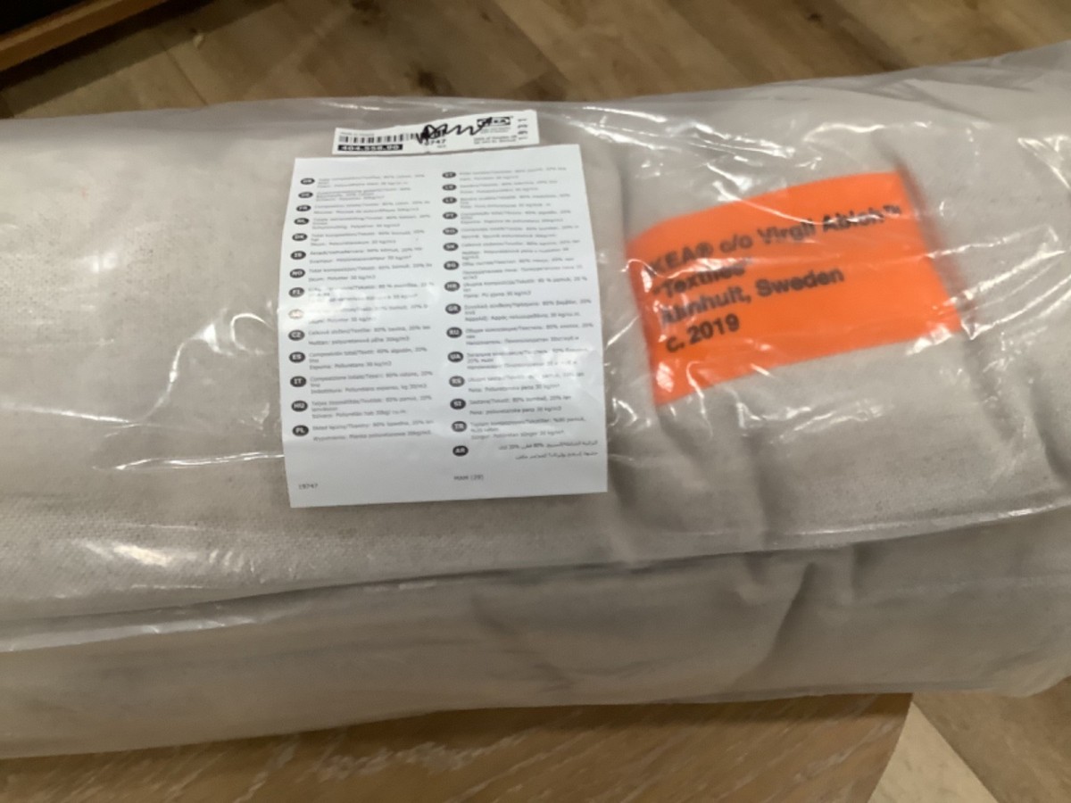 Virgil Abloh x IKEA MARKERAD COVER FOR DAYBED beige BRAND NEW | eBay