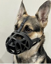 Adjustable Mouth Cage Large Dog Training Mask Breathable to Prevent Bite Muzzle