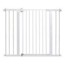 Safety 1st Extra Wide & Tall Baby Gate with Door, Fits 29"-47", 36" H, Used