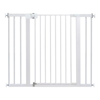 Safety 1st Extra Wide & Tall Baby Gate with Door, Fits 29''-47'', 36'' H, Used