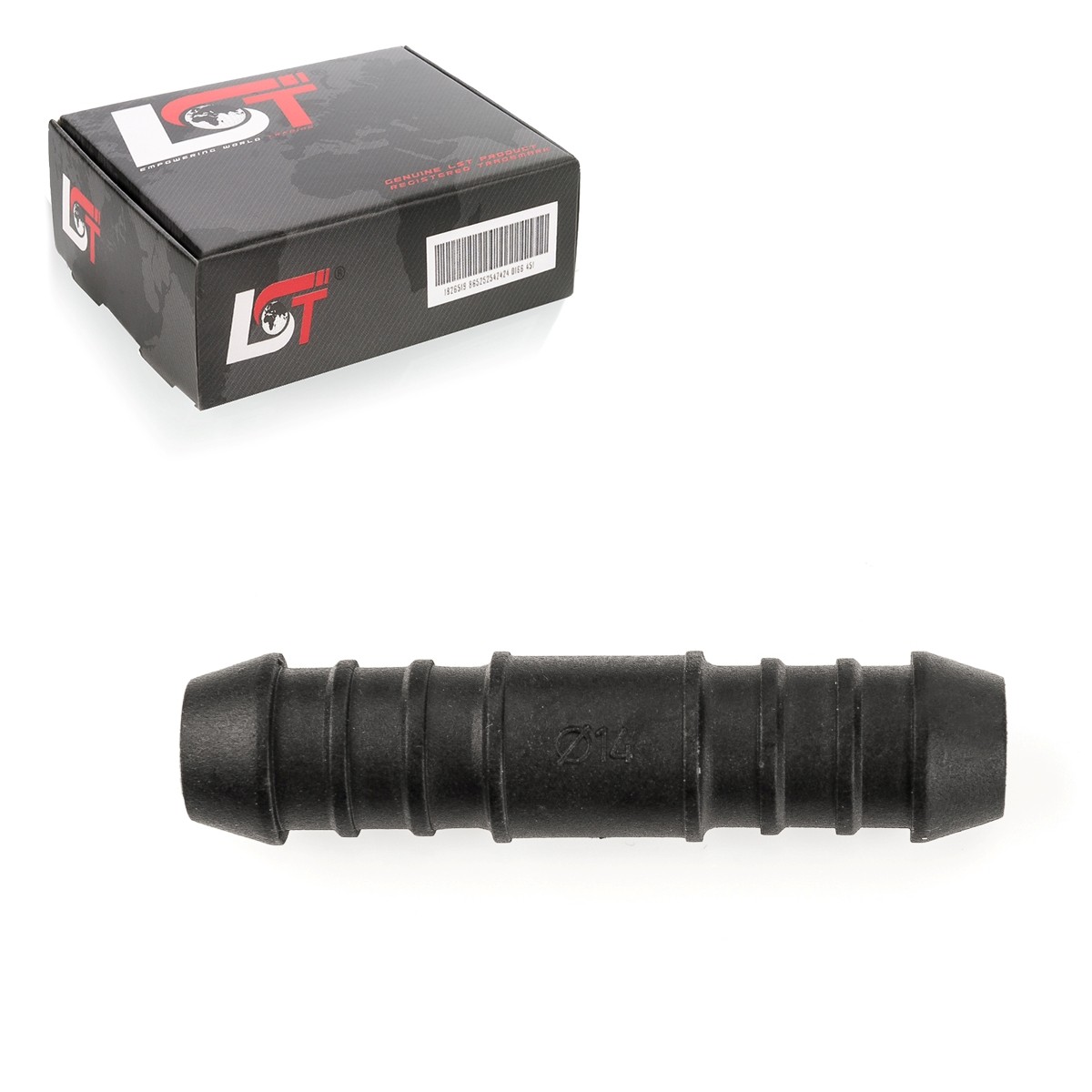 PA Hose Polyamide PA6 Hose Connector Gasoline Oil Resistant 14 Mm For VW