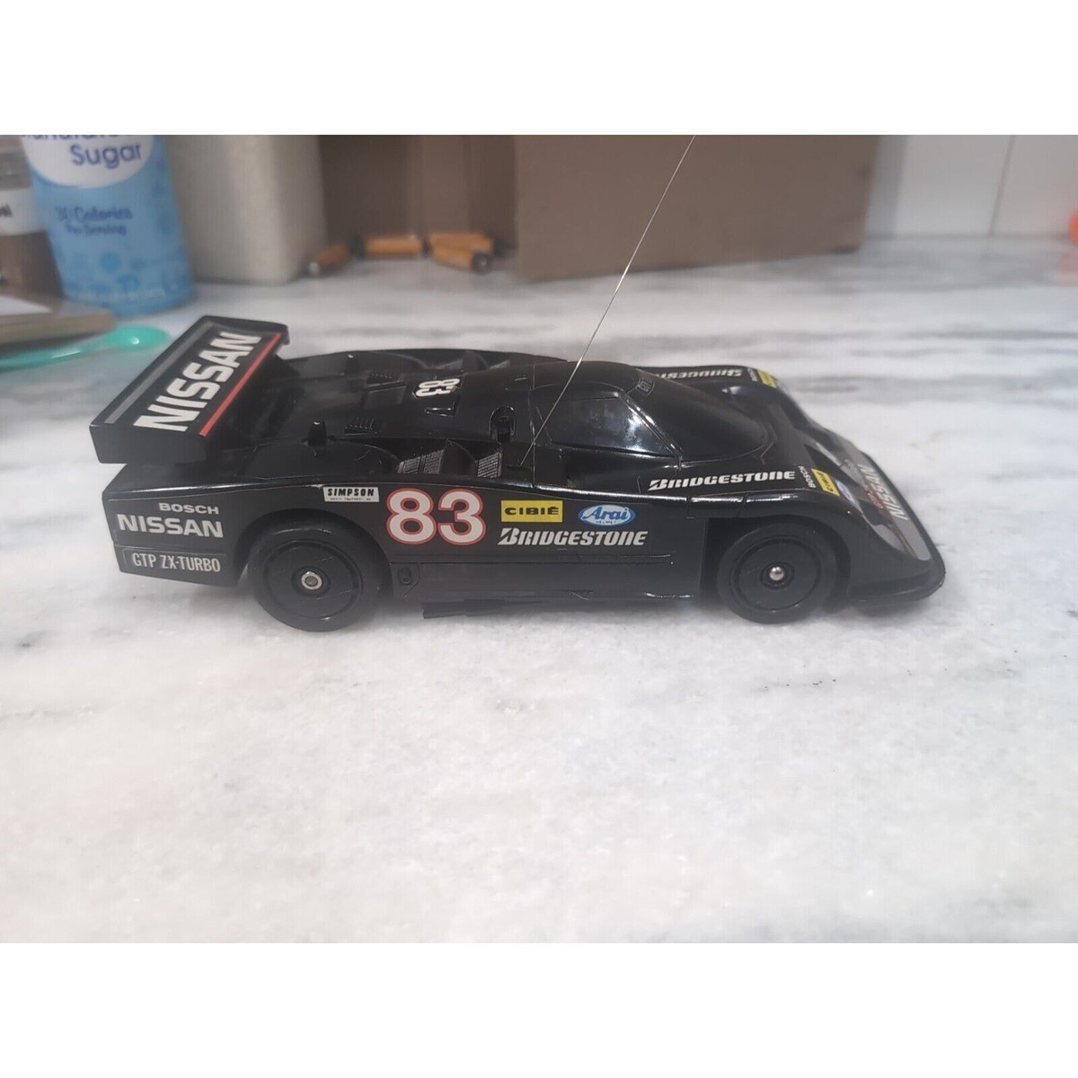 baby。 Nikko Original 1985 Nissan GTP ZX-Turbo RC Car #83 Rare HTF