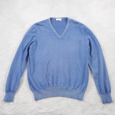 Gran Sasso Pullover Herren Gr. L Sweater Strick Shirt Smart Casual V Kaschmir