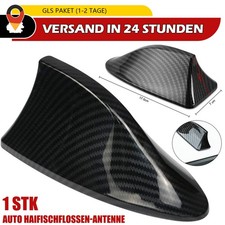1x Universal Shark Auto Antenne Haifischflosse AM FM Radio Dachantenne Schwarz