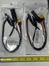 2 Solar Connector to XT60 Adapter Connector Connect Solar Panel for Lipo Battery