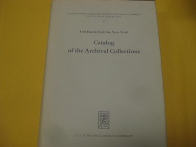 Leo Baeck Institute New York: Catalog of the Archival Collections  MOHR SIEBECK