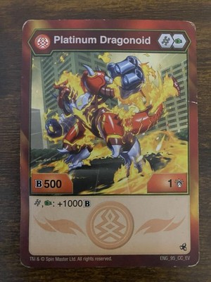 New Bakugan Evolutions Platinum Dragonoid ENG_95_CC_EV Brawler