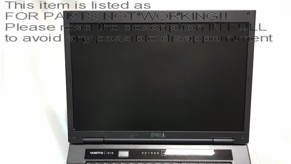 READ DESCRIPTION!! Dell vostro 1510 15.4" Laptop Intel Core 2 Duo - Image 2 of 4