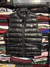 Moncler GUI GILET Vest Mens Size 5 Black Quil...