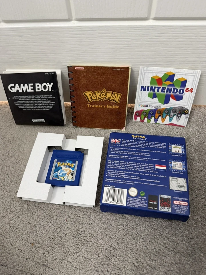 Pokémon Blue Version Nintendo Game Boy Boxed Complete With Trainers Guide (PAL) - Image 2 of 4