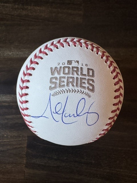 JOHN LACKEY SIGNED AUTO OFFICIAL WORLD SERIES BASEBALL JSA AUTOGRAPHED D
