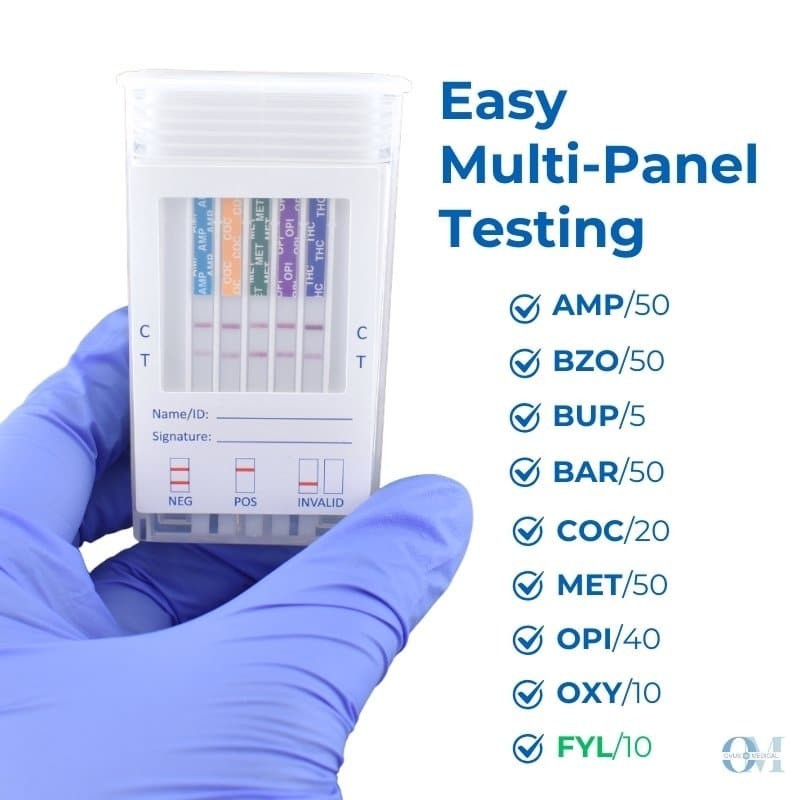 9 Panel Saliva Drug Test(PK/200) – Oral Swabs - Ovus Medical - FAST SHIPPING