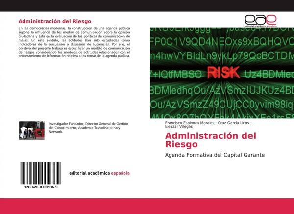 Francisco Espinoza Morales (U. A.) | AdministracióN Del Riesgo | Taschenbuch-image