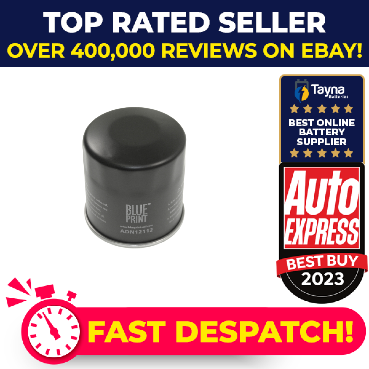Oil Filter fits INFINITI Blue Print 1520865F0A 1520865F0B 1520865F00 1520865F1A