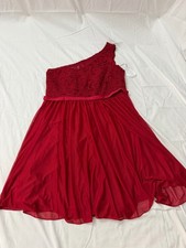 Davids Bridal - Apple red dress for formals