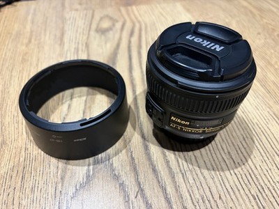 Nikon Nikkor AF-S 50mm F/1.8 G Prime Objektiv, beide Schutzkappen, guter Zustand